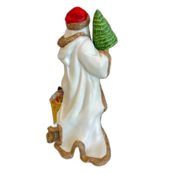 Vintage 1991 Lenox Porcelain International Santa Collection Kris Kringle EUC 9" - Picture 4 of 13